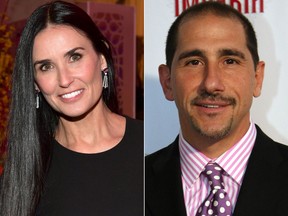 Demi Moore and Paul Carafotes. (Getty Images file photos)