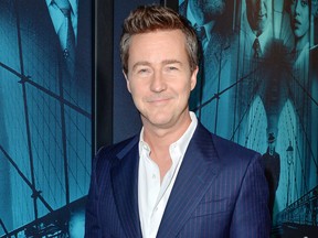 Edward Norton arrives at Premiere Of Warner Bros Pictures' 'Motherless Brooklyn' on October 28, 2019 in Los Angeles. (Jerod Harris/Getty Images)