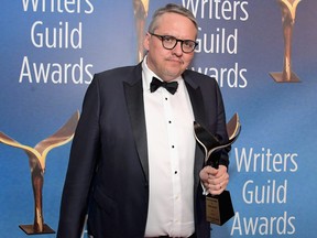 Adam McKay, winner of the Paul Selvin Award, poses in the press room during the 2019 Writers Guild Awards L.A. Ceremony at The Beverly Hilton Hotel on February 17, 2019 in Beverly Hills, California.