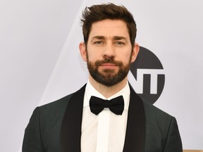 John Krasinski arrives at the 25th Annual Screen Actors Guild Awards at the The Shrine Auditorium on January 27, 2019 in Los Angeles, California.
