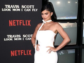 Kylie Jenner attends the Travis Scott: "Look Mom I Can Fly" Los Angeles Premiere at The Barker Hanger on August 27, 2019 in Santa Monica, California.
