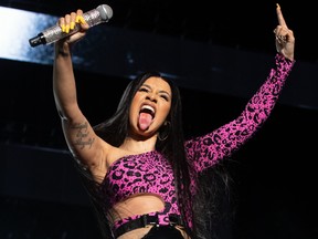 Cardi B performs at the Austin City Limits Music Festival on Oct. 6, 2019 at Zilker Park in Austin, Texas. (SUZANNE CORDEIRO/AFP via Getty Images)