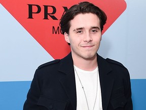 Brooklyn Beckham attends Prada Mode London on Oct. 3, 2019 in London. (Eamonn M. McCormack/Getty Images)