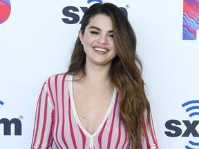 Selena Gomez visits The SiriusXM Hollywood Studios at SiriusXM Studios on Oct. 23, 2019 in Los Angeles.
