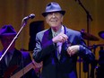 The video for the posthumous song Happens to the Heart is almost a Saturday Night Live spoof of a Leonard Cohen video, writes Brendan Kelly.