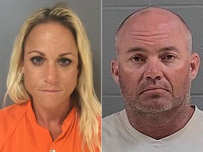 Cynthia (left) and Dennis Perkins are facing numerous charges related to child porn and rape. (Livingston Parish Sherriff’s Office)