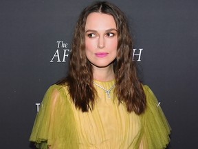 Keira Knightley attends a screening for "The Aftermath" in New York City at the Whitby Hotel on March 13, 2019, in New York City.
