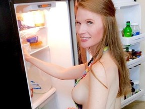 Cooking Naked with Ruby Day is a smash hit on YouTube.