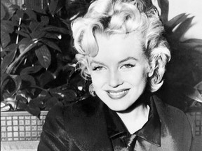 Undated file photo shows actress Marilyn Monroe a few weeks before she died in August 5, 1962 at the age of 36.