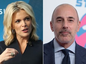 Megyn Kelly and Matt Lauer. (Getty Images file photos)
