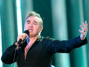 English singer Morrissey performs during the Nobel Peace Prize concert in Oslo, Norway on Dec. 11, 2013.