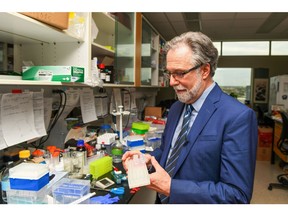Gregg L. Semenza of the  Johns Hopkins University School of Medicine, one of two scientists from the United States and one from Britain that won the 2019 Nobel Medicine Prize for Medicine, works in his laboratory in Baltimore, Maryland, U.S. Oct. 7, 2019.