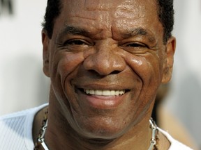 Actor John Witherspoon poses at the premiere of his new comedy film "Little Man" in Los Angeles July 7, 2006. (REUTERS/Fred Prouser/File Photo)