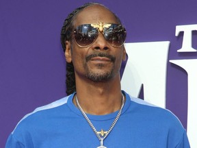 Snoop Dogg attends the world premiere of "The Addams Family in Century City, Calif., on Sunday, Oct. 6, 2019.