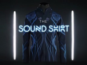 The Sound Shirt, made by London-based CuteCircuit.