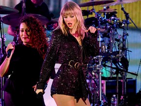 Taylor Swift performs onstage during the 7th Annual We Can Survive, presented by AT&T, a RADIO.COM event, at The Hollywood Bowl on Oct. 19, 2019 in Los Angeles.