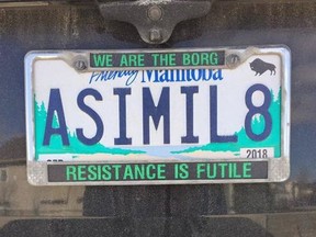 Manitoba Public Insurance is not allowing Winnipeg's Nicholas Troller to have ASIMIL8 for a personalized licence plate.