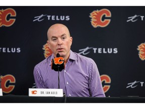 Calgary Flames head physician Dr. Ian Auld. Photo by Azin Ghaffari/Postmedia.