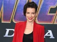 Canadian actress Evangeline Lilly arrives for the World premiere of Marvel Studios' "Avengers: Endgame" at the Los Angeles Convention Center on April 22, 2019 in Los Angeles.
