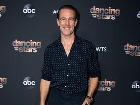 US actor James Van Der Beek attends the Dancing With The Stars - 2019 top 6 finalist event, November 4, 2019, in Los Angeles.