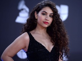 Canadian singer Alessia Cara arrives at the 20th Annual Latin Grammy Awards in Las Vegas, Nevada, on November 14, 2019.