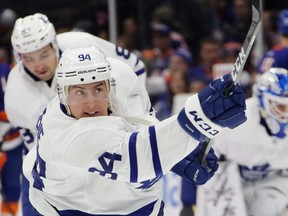 Toronto Maple Leafs defenceman Tyson Barrie has been held to five assists and no goals through 20 games.