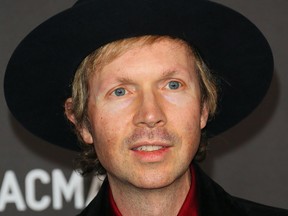 Beck arrives for the 2019 LACMA Art+Film Gala at the Los Angeles County Museum of Art in Los Angeles on Nov. 2, 2019.