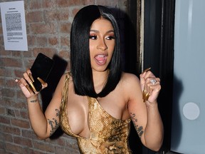 Cardi B attends Missy Elliott’s MTV Video Music Awards after party on Monday, Aug. 26, 2019, in New York City.