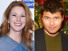 Diane Neal and JB Benn. (Getty Images file photos)