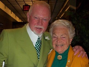 Don Cherry and former Mississauga Mayor Hazel McCallion in 2001.