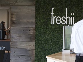 A Freshii restaurant is pictured in this file photo. (Derek Ruttan/The London Free Press/Postmedia Network)