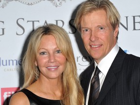 Heather Locklear and Jack Wagner attend the the FitFlop Shooting Stars Benefit Closing Ball following a two-day golf tournament raising vital funds for Make-A-Wish Foundation U.K. at the Royal Courts of Justice on August 5, 2011 in London. (Samir Hussein/Getty Images for FitFlop Shooting Stars Benefit)