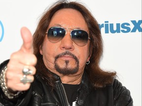 Musician Ace Frehley visits at SiriusXM Studios on March 23, 2016 in New York City.  (Ben Gabbe/Getty Images)