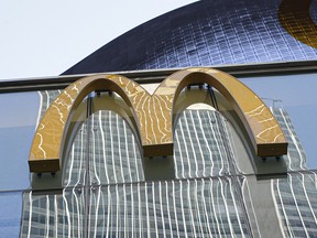 The McDonald's logo is displayed on a restaurant on November 4, 2019 in New York City. (Kena Betancur/Getty Images)