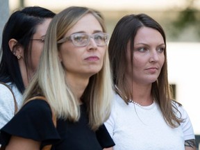 Annie Farmer, left, and Courtney Wild are among those suing the estate of convicted pedophile Jeffrey Epstein.