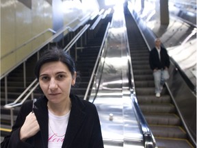 Bela Kosoian at the Montmorency metro station in Laval, May 17, 2009.(THE MONTREAL GAZETTE/John Kenney)