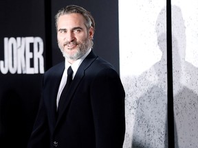 Joaquin Phoenix attends the premiere for the film "Joker" in Los Angeles, September 28, 2019. (REUTERS/Mario Anzuoni/File Photo)