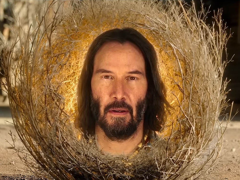 Keanu Reeves a tumbleweed in 'Spongebob' trailer | Canoe.Com