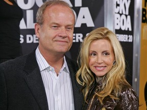 Kelsey Grammer and his then-wife Camille Grammer in happier times, attending the premier of "Rocky Balboa" at Grauman's Chinese Theater in Hollywood, Calif., on Dec. 13, 2006.