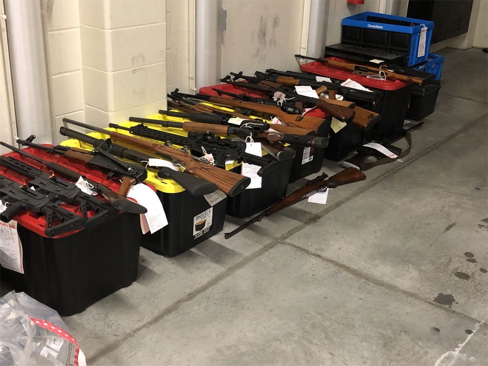 250 Guns 200 000 Rounds Of Ammo Seized From Kitchener Ont Home   Kitchener 