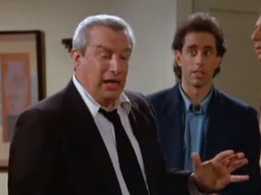 Actor Charles Levin, left, played a nervous mohel in an episode of Seinfeld. (YouTube)