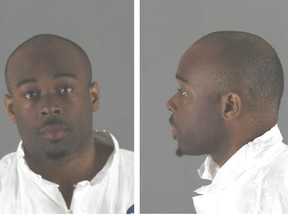 Emmanuel Deshawn Aranda, charged with attempted homicide of a 5-year-old boy thrown or pushed  from a third-floor balcony at Minnesota's Mall of America, is seen in this combination photo from police released pictures in Bloomington, Minnesota, U.S., on April 12, 2019.