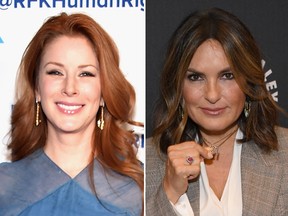 Diane Neal and Mariska Hargitay. (Getty Images)