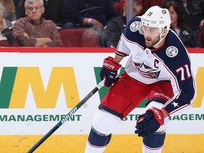 Nick Foligno of the Blue Jackets will have a disciplinary hearing on Monday for his hit to Avalanche forward Pierre-Edouard Bellemare.