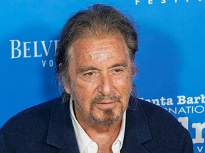 Al Pacino walks the red carpet at the Kirk Douglas Award for Excellence in Film honouring Martin Scorsese on Nov. 14, 2019 in Santa Barbara, Calif.