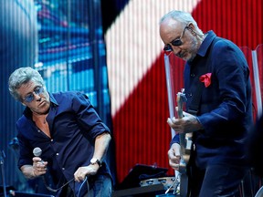 Roger Daltrey (left) and Pete Townshend of the Who perform at Desert Trip music festival at Empire Polo Club in Indio, California on October 9, 2016. (REUTERS/Mario Anzuoni/File Photo)
