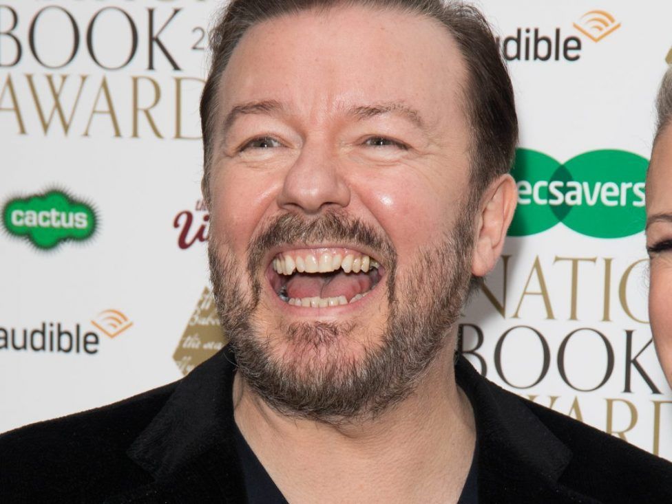 Caustic Ricky Gervais returns as Golden Globes host for 'very last time