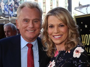 Pat Sajak and Vanna White attend Harry Friedman being honored with a Star on the Hollywood Walk of Fame on November 1, 2019 in Hollywood. (David Livingston/Getty Images)