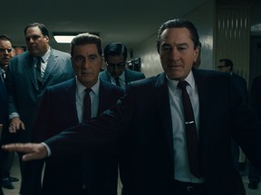 Al Pacino and Robert De Niro in a scene from Martin Scorsese's The Irishman. (Netflix)