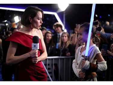 Daisy Ridley attends the premiere of Disney's "Star Wars: The Rise of Skywalker" on Dec. 16, 2019 in Hollywood, Calif.